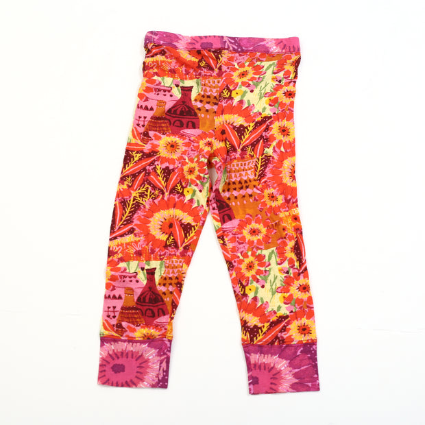 Anthropologie Roeqiya Kids Girls Floral Printed Top & Pants Set 3 Years