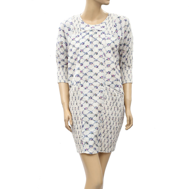 Hoss Intropia Anthropologie Floral Printed Mini Dress M-38