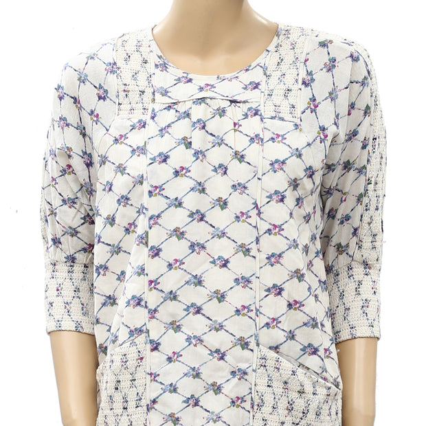 Hoss Intropia Anthropologie Floral Printed Mini Dress M-38