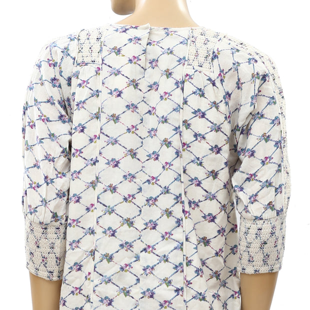 Hoss Intropia Anthropologie Floral Printed Mini Dress M-38