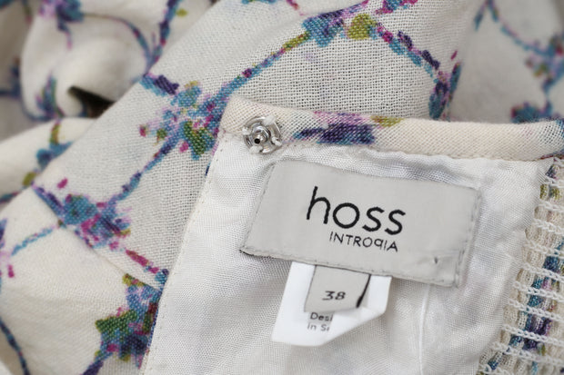 Hoss Intropia Anthropologie Floral Printed Mini Dress M-38