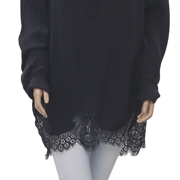 By Sophie Paris "Chiara" Lace Shirt Tunic Top XXL