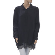 By Sophie Paris "Chiara" Lace Shirt Tunic Top XXL