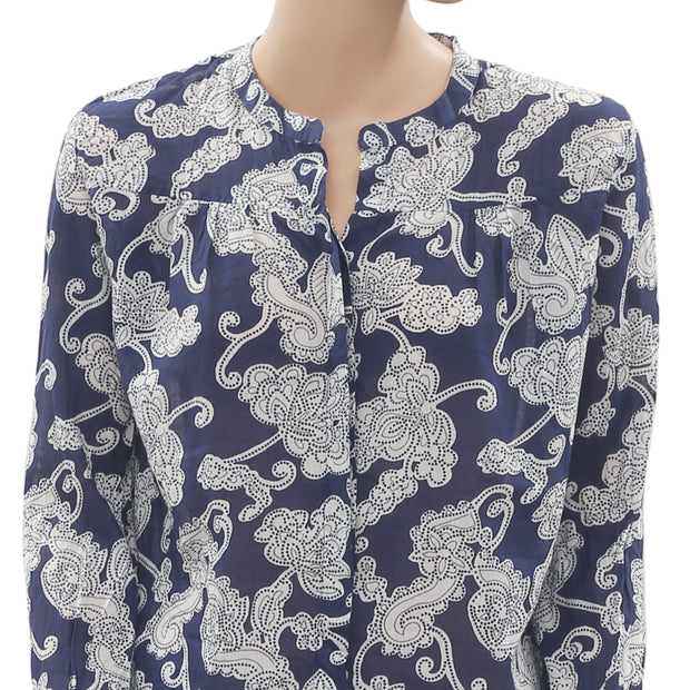 Berenice Chemise Via Floral Printed Blouse Top S