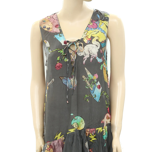 Zadig & Voltaire Ro­ry Printed Mini Dress S