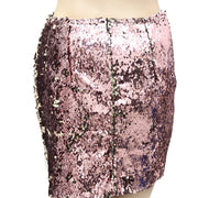 Topshop Sequin Drape Pensil Mini Skirt S6