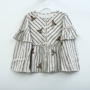 White Chocolate Kids Baby Girl Buttondown Top 3-4 Year
