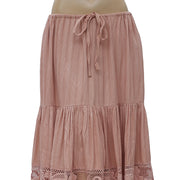 Ulla johnson Embroidered Crochet Lace Maxi Skirt S