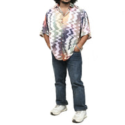 ASOS DESIGN Men's Boxy Oversized Satin Shirt