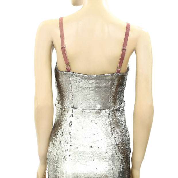 Free People Bali Ciao Belle Sequin Mini Dress S