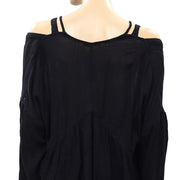 IRO Enya Cutout Gauze Mini Dress S 36