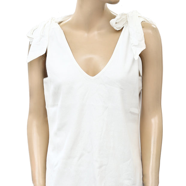Maeve Anthropologie Bow Tie Tank Blouse Top