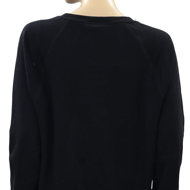 Zadig & Voltaire Upper Strass LO Sweatshirt Top L