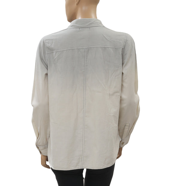BDG Urban Outfitters Breezy Chambray Shirt Top M