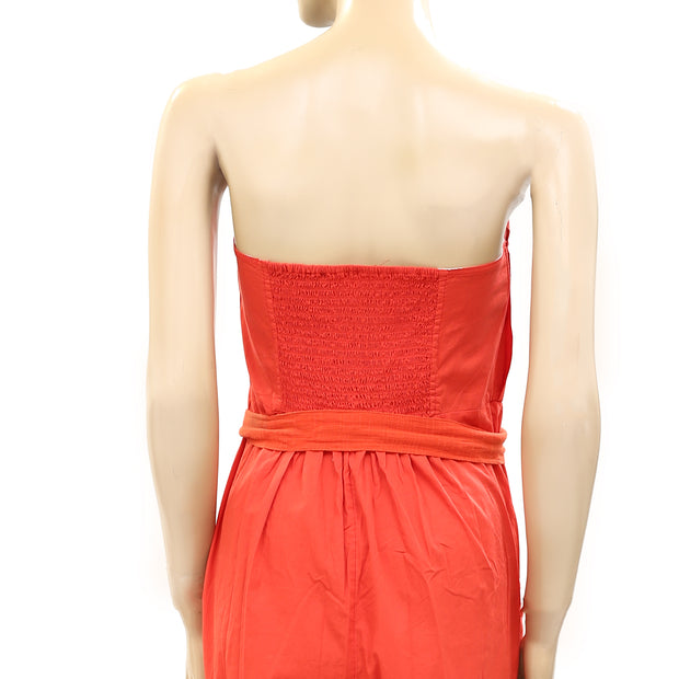 The Label Life Scarlet Tube Red Jumpsuit Dress