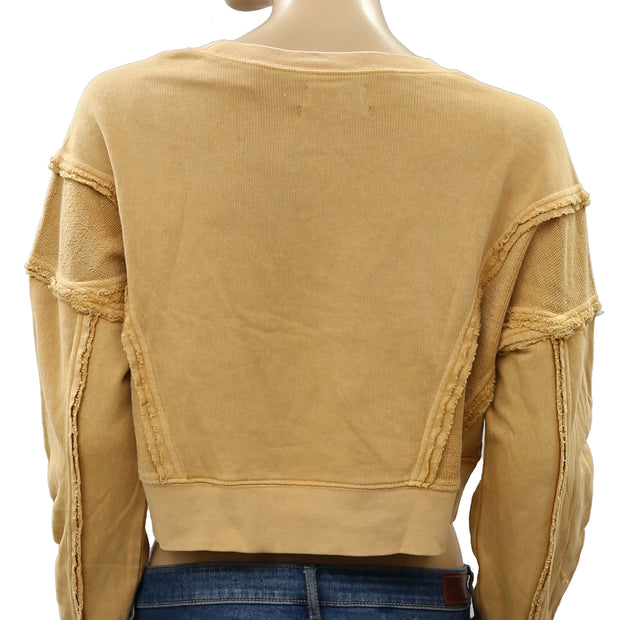 Urban Outfitters UO Trifle Seamed Pullover Sweatshirt Top