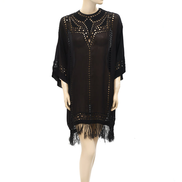 Etoile Isabel Marant Enery Black Mini Dress S
