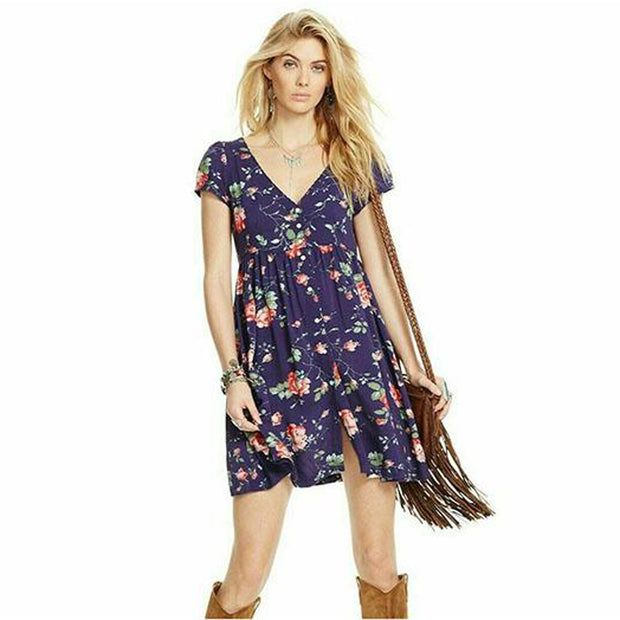 Denim & Supply Ralph Lauren Floral Printed Mini Dress