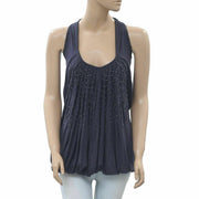 Free People Beaded Embellished Tank Blouse Top