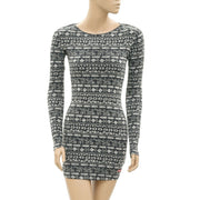 Biilabong Animal Printed Cutout Mini Dress S