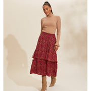 Odd Molly Anthropologie Claudette Midi Skirt