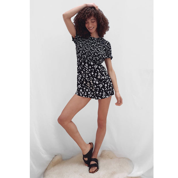 French Connection Doe Crepe Playsuit Romper Dress S