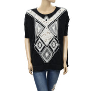 Soft Surroundings Patchwork Blouse Top S