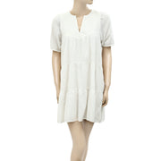 Ba&sh Embroidered Tunic Mini Dress XS-1