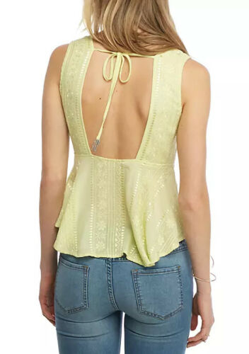 Free People Twist and Shell Blouse Tank Top