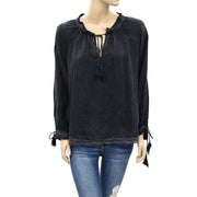 Zadig &amp; Voltaire Theresa 黑色衬衫上衣 S