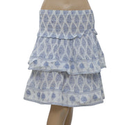 Malvin Floral Printed Smocked Mini Skirt