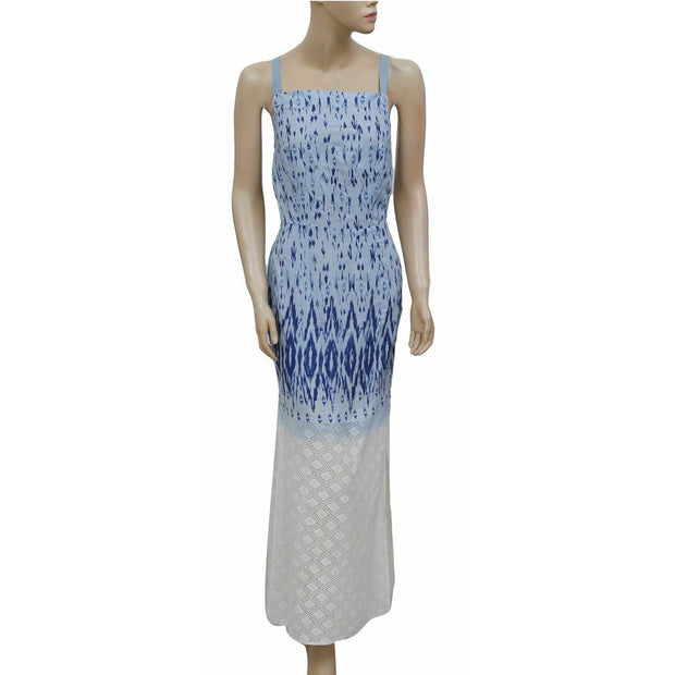Ecote Urban Outfitters Printed Maxi Dress Slip Beach  XS
