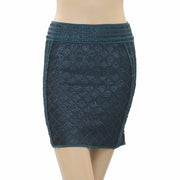 Hoss Intropia Anthropologie Falda Sequin Mini Skirt  S