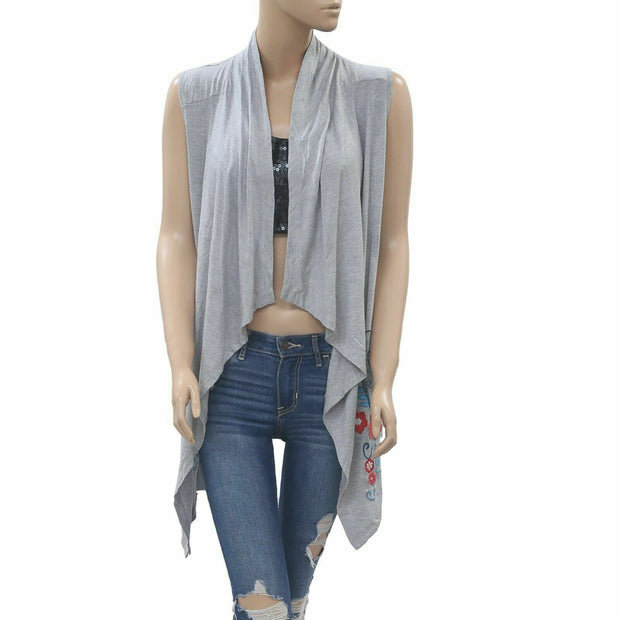 Caite Anthropologie Floral Asymmetrical Top S