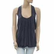 Free People Beaded Embellished Tank Blouse Top S