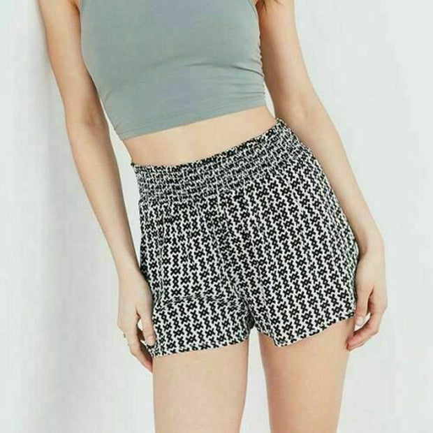 Out From Under Urban Outfitters Smocked Alvarado Mini Shorts