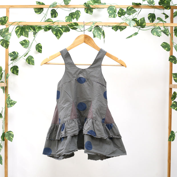 Ewa I Walla Kids Girl Vintage Lagenlook Mini Dress 2-3 Years
