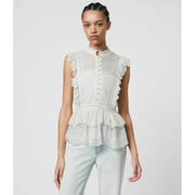 All Saints Lola 刺绣衬衫上衣