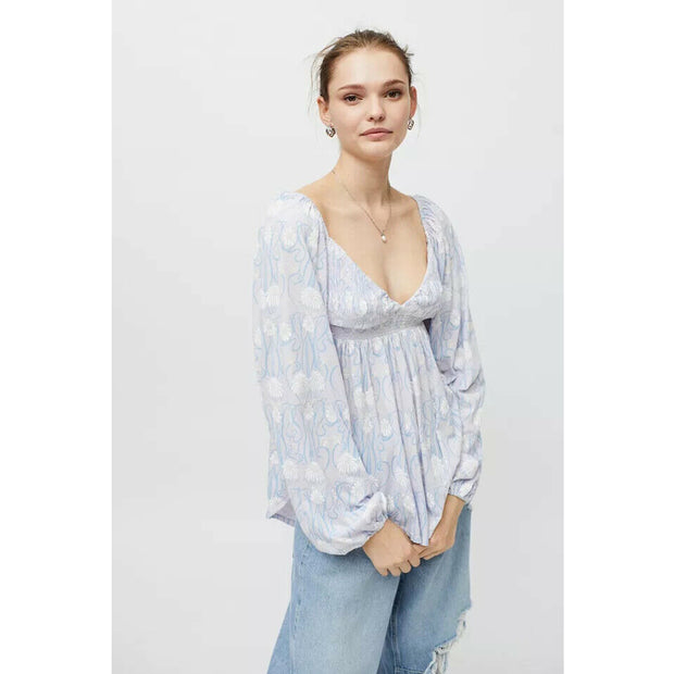 Urban Outfitters UO Esperanza Blouse Tunic Top
