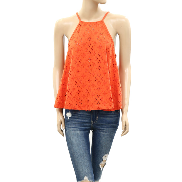 Free People Dream Date Lace-Up Trapeze Top