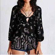 Ecote Urban Outfitters 佩斯利印花衬衫上衣