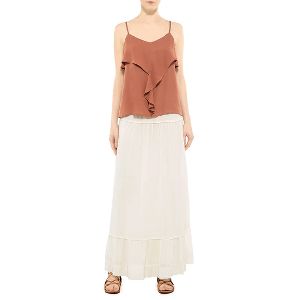 IRO Islid Solid Ivory Maxi Skirt M