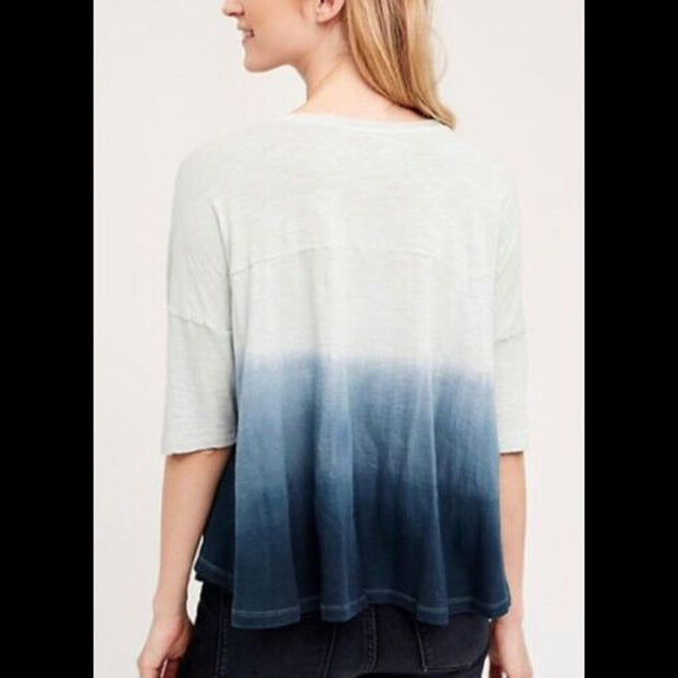 Akemi + Kin Anthropologie Tulsi Swing Tee Blouse Top