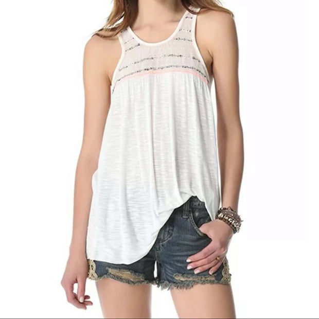 Free People Electric Light Sequin Tank Top XS