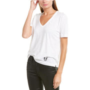 Zadig & Voltaire Wassa Holes Stamp Skull T-Shirt Top