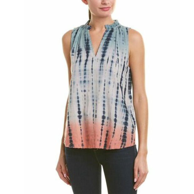 Lilla P Tie & Dye Printed Tank Blouse Top XS