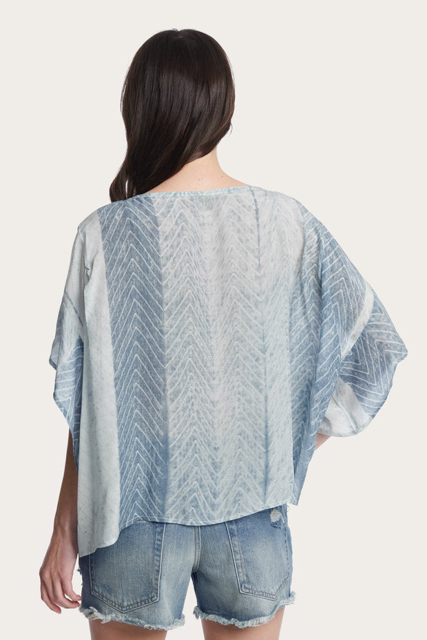 Frye x Anthropologie Pleated Box Blouse Top