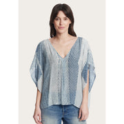Frye x Anthropologie Pleated Box Blouse Top