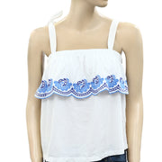 Lilly Pulitzer Benita Scalloped Blouse Tank Top