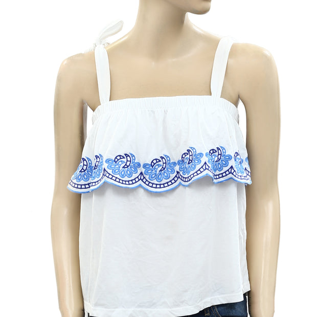 Lilly Pulitzer Benita Scalloped Blouse Tank Top